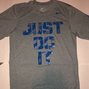 Never worn Nike dri-fit just do it tee shirt!